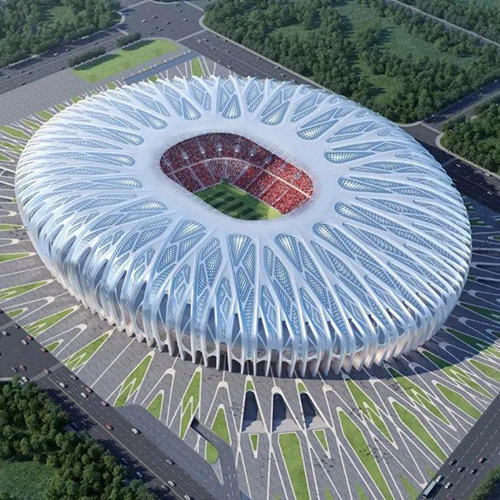 2023 Asian Cup football match site construction ele